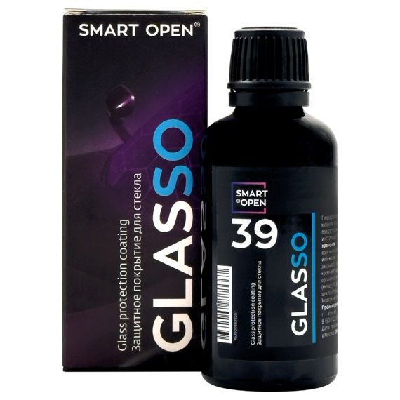 Защитное покрытие для стекла 39 GLASSO SMART OPEN 1539005 (50 мл)