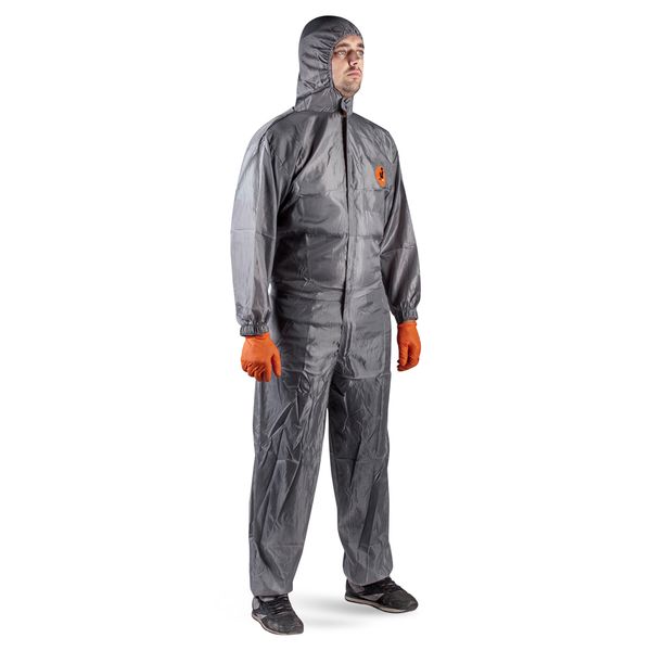 Малярный многоразовый комбинезон серый Jeta Safety JETA PRO JPC75g