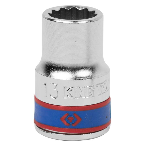 Головка торцевая стандартная двенадцатигранная 1/2" 13 мм KING TONY 433013M