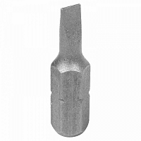 Вставка (бита) торцевая 1/4", Slotted, 4х0.5 мм, L = 25 мм KING TONY 102504S1