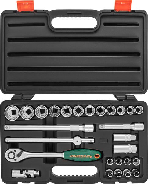 Набор головок торцевых S68H4127S, 1/2"DR Super Tech, 27 предметов