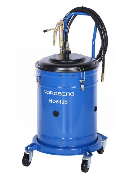 Установка электрическая для раздачи густой смазки с баком NORDBERG NO5125 (25 л)