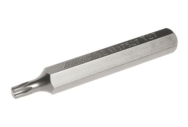Бита TORX удлиненная JTC-1337527 (Т27х75 мм, 10 мм, S2)