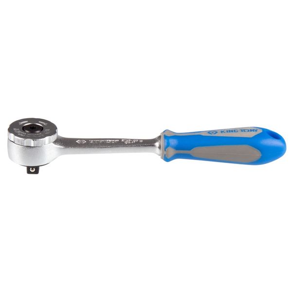 Трещотка KING TONY 2759-55G (1/4", 144 мм, 72 зубца, дисковый механизм)
