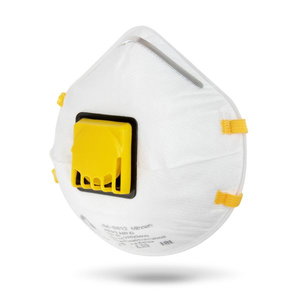 Полумаска Mircon JETA PRO JM-8612 противоаэрозольная с клапаном MaxFlow, класс защиты FFP1 /10шт/
