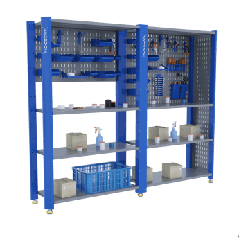 Стеллаж металлический KronVuz CT H3 12519-S1 H3 12519-S2-KV-N-01