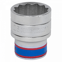 Головка торцевая стандартная двенадцатигранная 1/2", 26 мм KING TONY 433026M