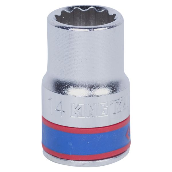 Головка торцевая стандартная двенадцатигранная 1/2", 14 мм KING TONY 433014M
