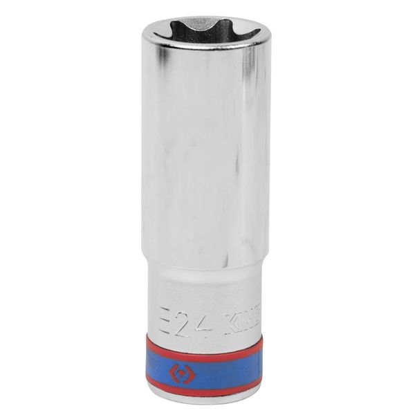 Головка торцевая TORX Е-стандарт 1/2", E24, L = 77 мм KING TONY 427524M
