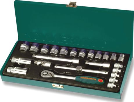 Набор головок торцевых 3/8"DR 6-22 мм 25 предметов JONNESWAY S04H3125S