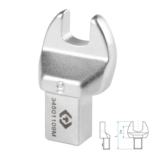 Насадка рожковая серии FIT KING TONY 34501109M (9 мм, 9х12 мм)