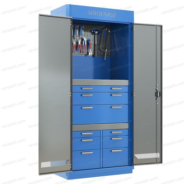 Шкаф для инструментов KronVuz Box 1921-01 (RAL 5005/7012)