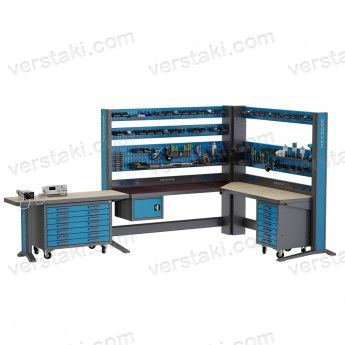 Рабочее место с диэлектрическим покрытием KronVuz Pro WP 2100H1-S2D-000-SD-TB7TBS7