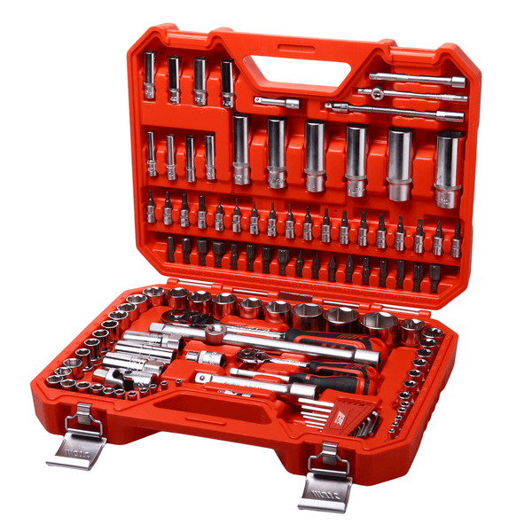 Набор инструментов 1/4" & 1/2" 6-гранный (в кейсе) 114 предметов JTC-H114C