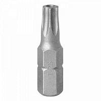 Вставка (бита) торцевая 1/4", TORX, T25, L = 25, с отверстием KING TONY 102525U