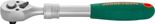 R5103 Рукоятка трещоточная телескопическая 3/8"DR, 72 зубца, 220-320 мм