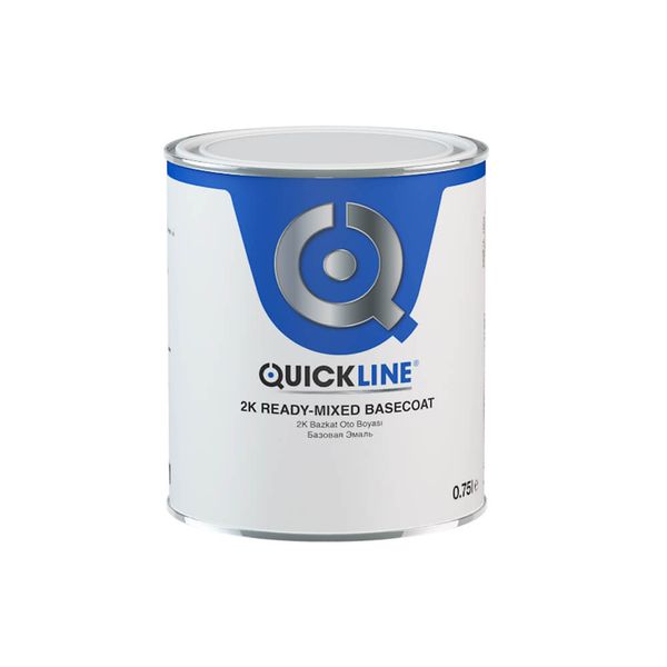 Базовая акриловая эмаль QuickLine 221 QB-LAD Белая, металлик 0,75 л
