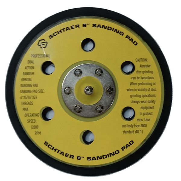 Опора для шлифмашинки 150 мм S7330/S7336S SCHTAER 6 pad