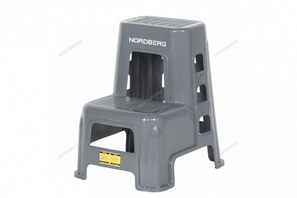 Табурет-стремянка NORDBERG TL35G (2 ступени, серый)