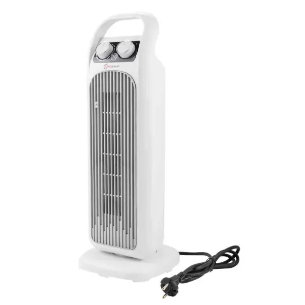 Тепловентилятор электрический поворотный (220V,2000W,S обогрева 20м²,защита от перегрева)