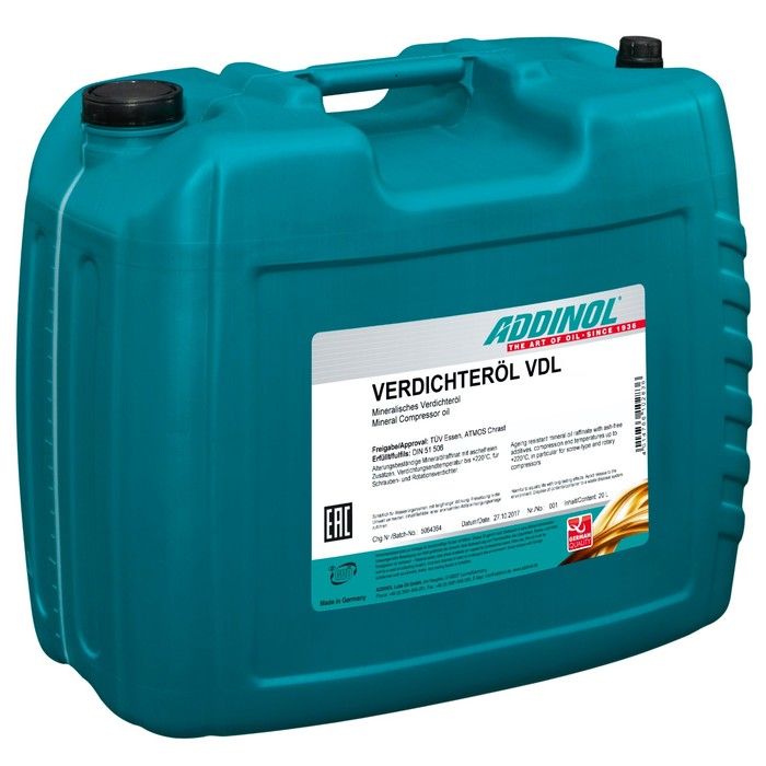 Компрессорное масло ADDINOL Verdichteröl VDL 46