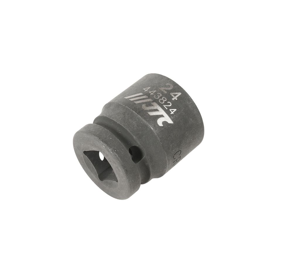Головка торцевая ударная JTC-443824 (1/2", 24 мм, L=38 мм)