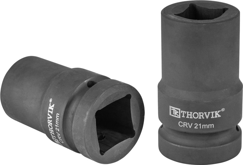 Головка торцевая 4-х гранная для ручного гайковерта Thorvik (1",21 мм)