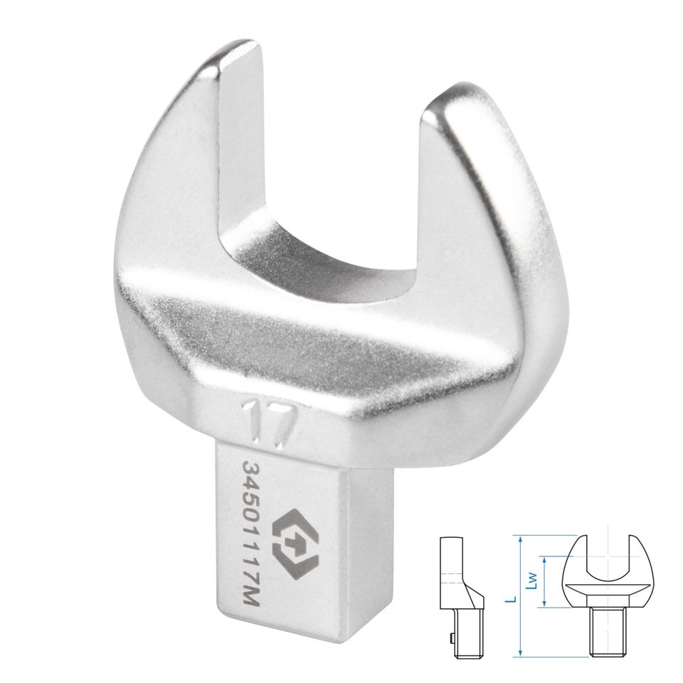 Насадка рожковая серии FIT KING TONY 34501117M (17 мм, 9х12 мм)