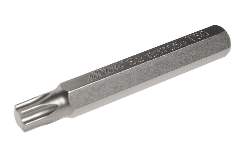 Бита TORX удлиненная JTC-1337550 (Т50х75 мм, 10 мм, S2)