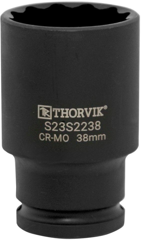Головка торцевая ударная глубокая 12-гранная Thorvik S23S2224 (1/2"DR, 24 мм)