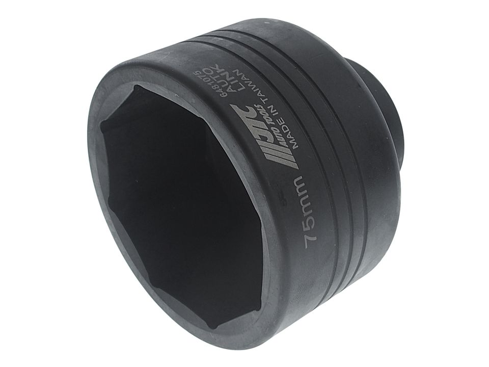 Головка торцевая 8-ми гранная ударная JTC-6481075 (3/4", 75 мм, L=81 мм)
