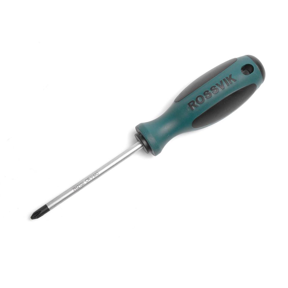 Отвертка крестовая ROSSVIK PH2100 (PH2*100 мм)