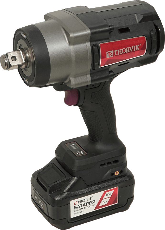 Гайковерт аккумуляторный Thorvik BWI20424, 3/4"DR, 20В, 2400 Нм