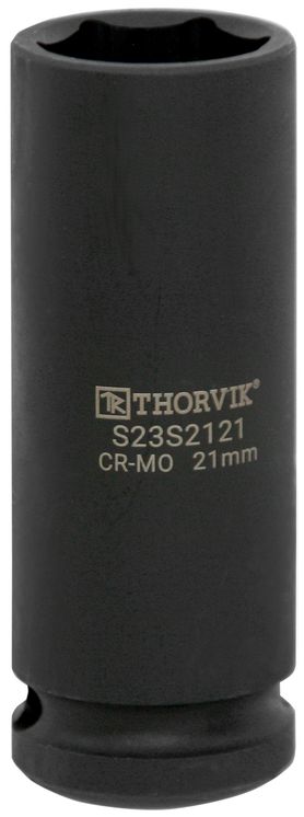 Головка торцевая ударная глубокая Thorvik S23S2121 (1/2"DR, 21 мм)