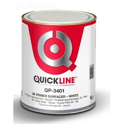 Грунт-наполнитель QUICKLINE QP-3401 - 2К белый (G1) (1 л)