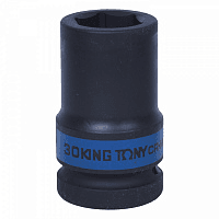 Головка торцевая ударная глубокая шестигранная 1", 30 мм KING TONY 843530M