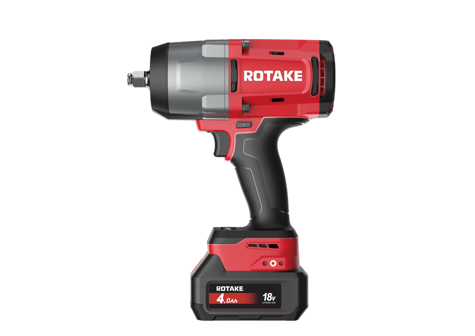 Гайковерт ударный аккумуляторный бесщеточный Rotake 8813 (T3-40D) (1/2"DR, 18 В, 1880 Нм)