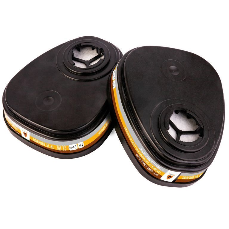 Комплект фильтров для защиты органов дыхания класса А1В1Е1 2 шт Jeta Safety 6542