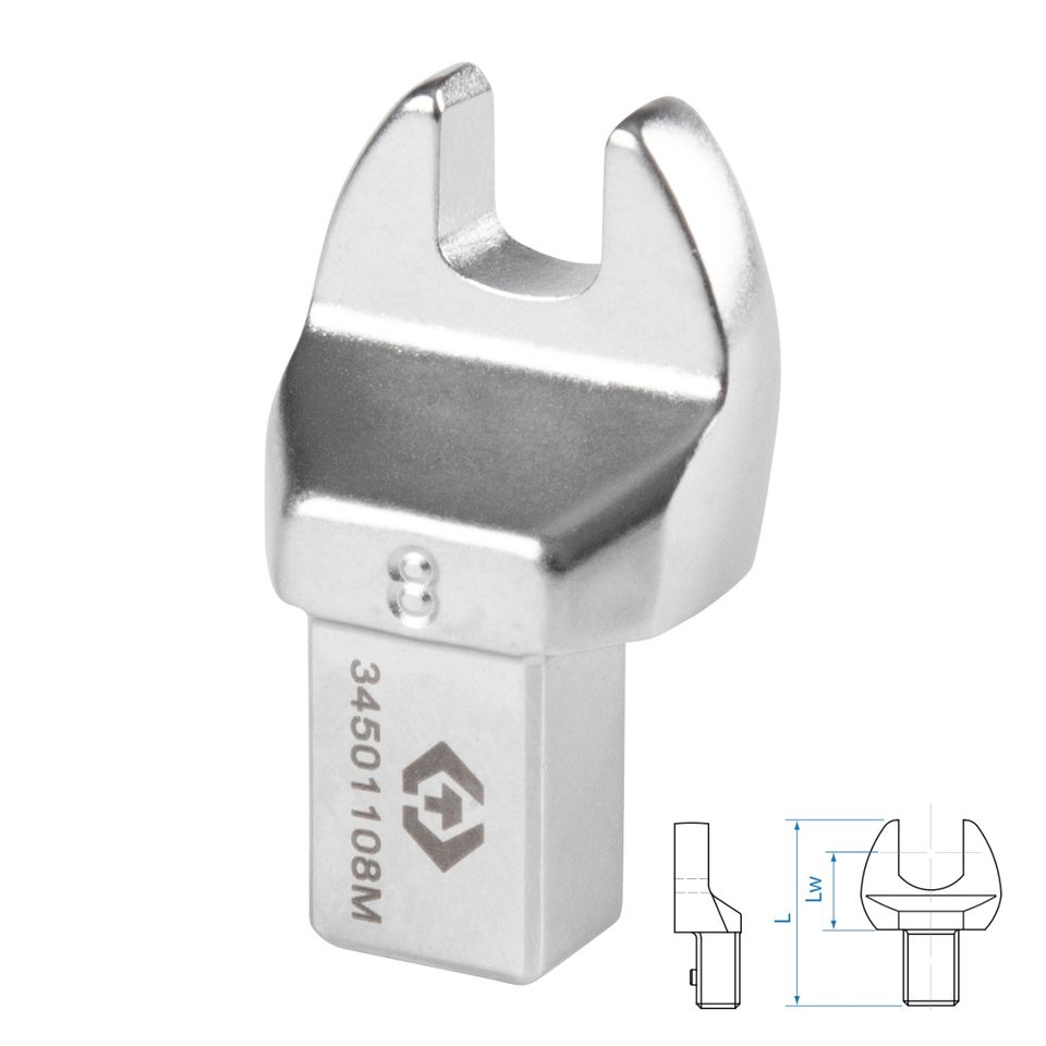 Насадка рожковая серии FIT KING TONY 34501108M (8 мм, 9х12 мм)