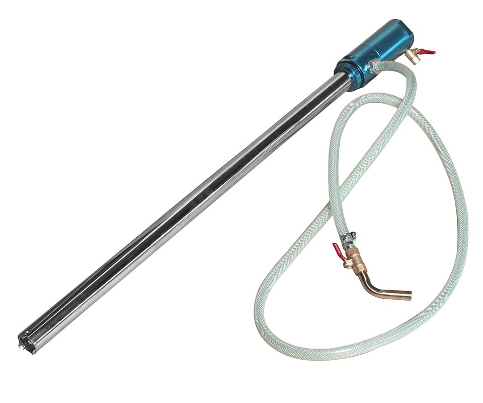 Насос бочковый пневматический JTC-4876 (30-100PSI, 7 л/мин., шланг 1/2", вязкость масла 0-120)