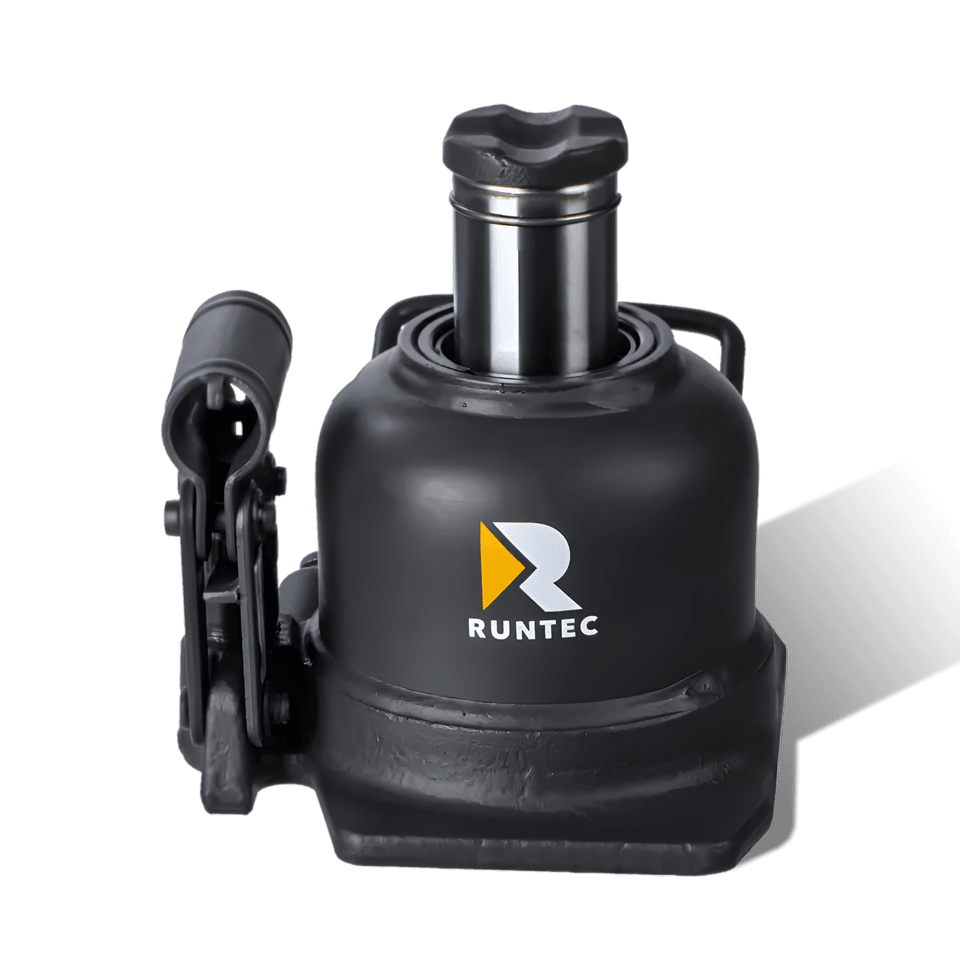 RUNTEC RT-WJ10 Домкрат бутылочный, двухштоковый, профессиональный 10 т, 125-225 мм