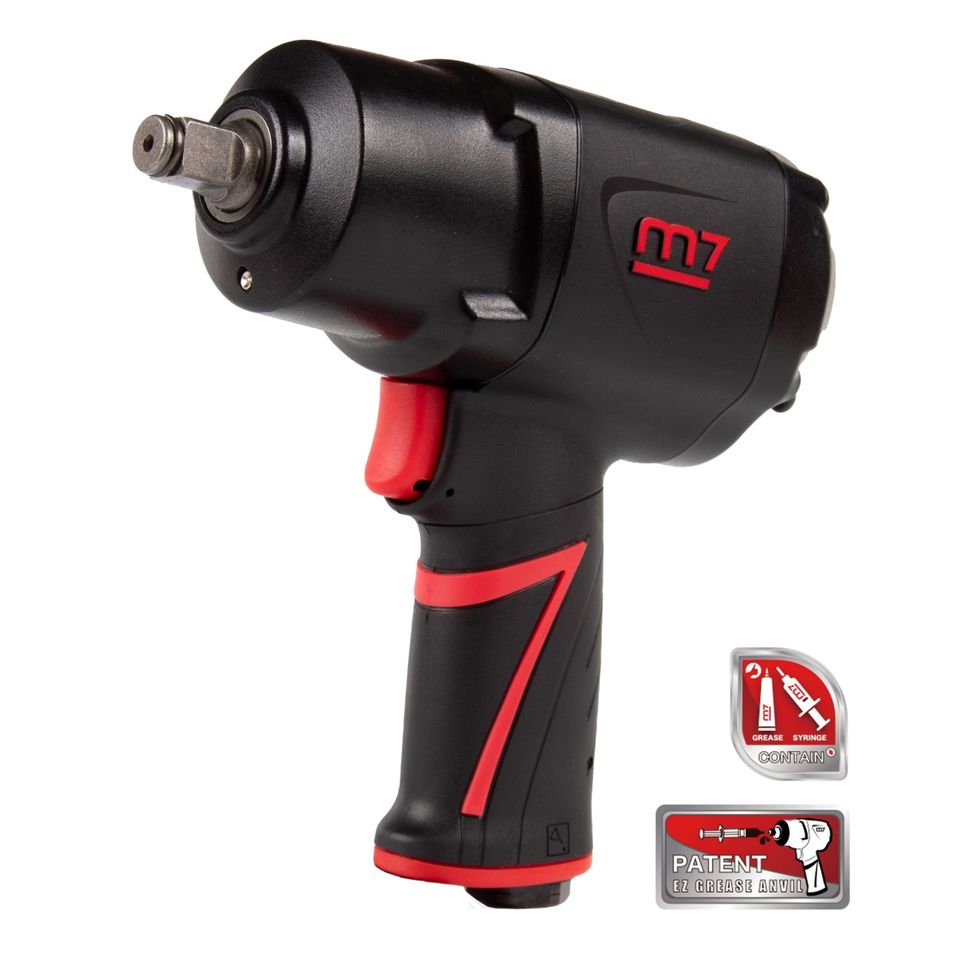 Гайковерт пневматический ударный MIGHTY SEVEN NC-4255Q, 1/2", 1627 Нм