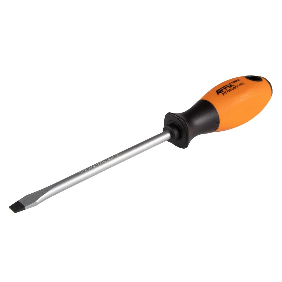 Отвертка шлицевая Slotted 8 мм 150 мм AFFIX AF04080150