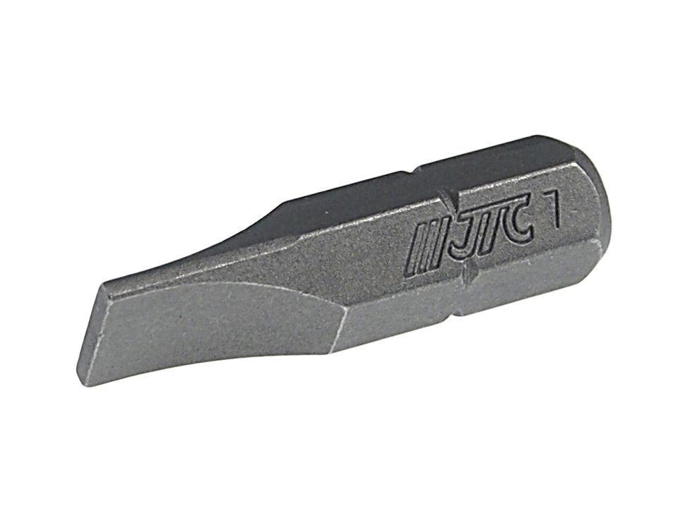 Бита шлицевая JTC-1122507 (1,2х7х25 мм, 1/4" DR, S2)