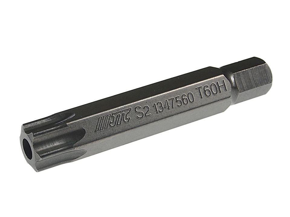Бита TORX удлиненная JTC-1347560 (Т60Hх75 мм, 10 мм, S2)