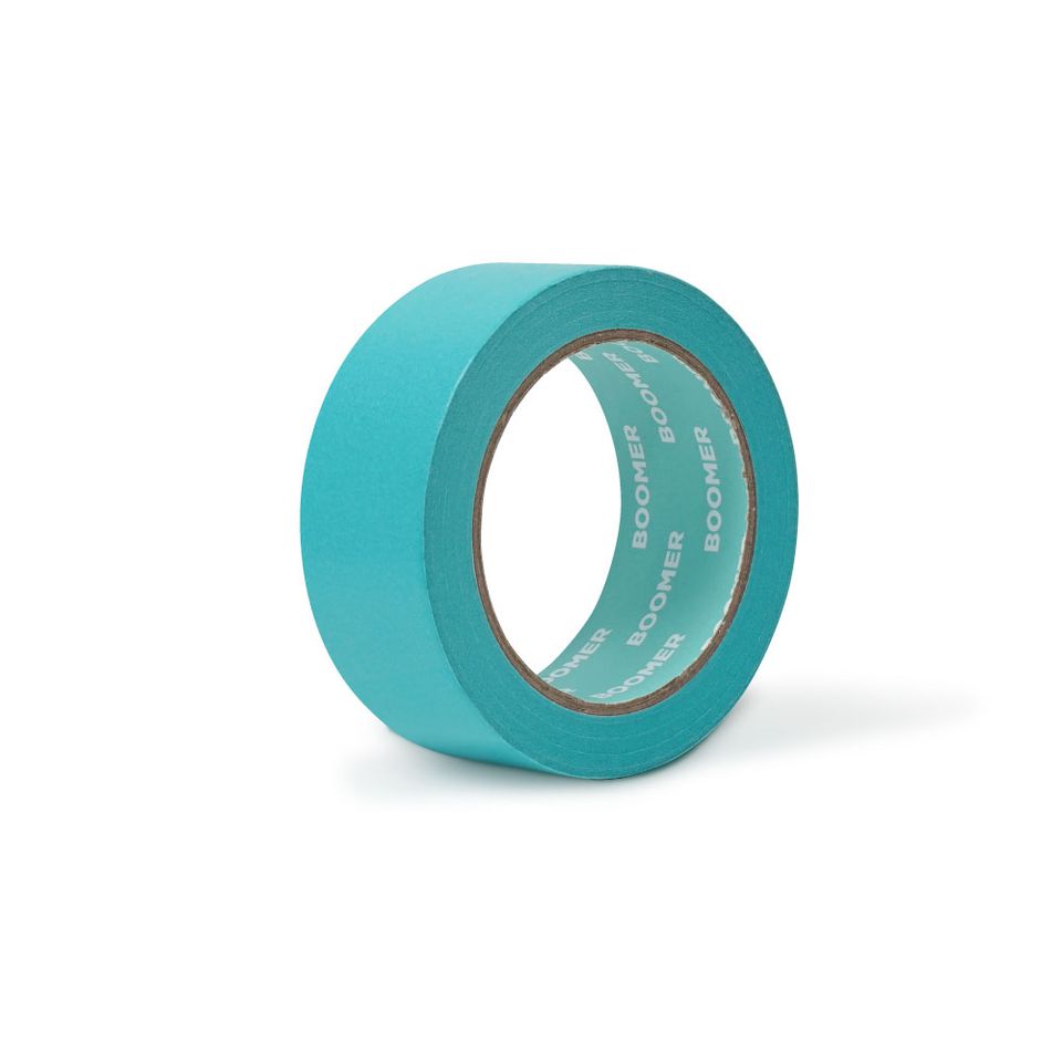 Малярная лента бирюзовая BOOMER WASHI TAPE 8060, 40 метров