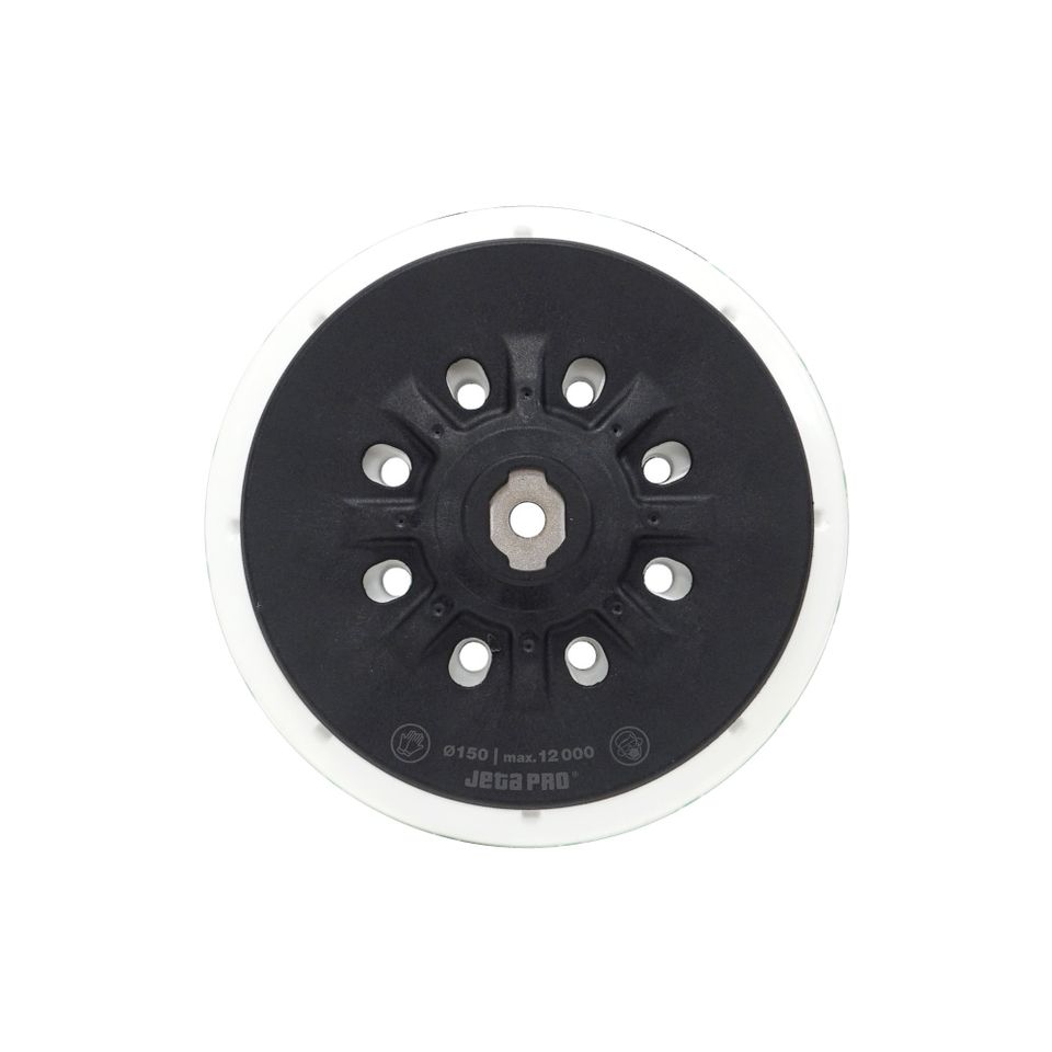 Диск-подошва JETA PRO J21150030 шлифовальная Ø150 мм, стандарт FESTOOL - 17отв.+ мультихол, Velcro,средн. жест.