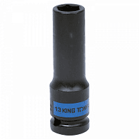 Головка торцевая ударная глубокая шестигранная 1/2", 13 мм KING TONY 443513M