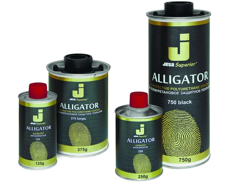 Защитное покрытие JETA PRO ALLIGATOR 2К комплект колеруемое 750гр,отв 5775