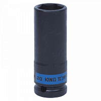 Головка торцевая ударная глубокая шестигранная 1/2", 20 мм KING TONY 443520M